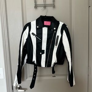 Faux Leather Jacket - used for Beetlejuice Costume